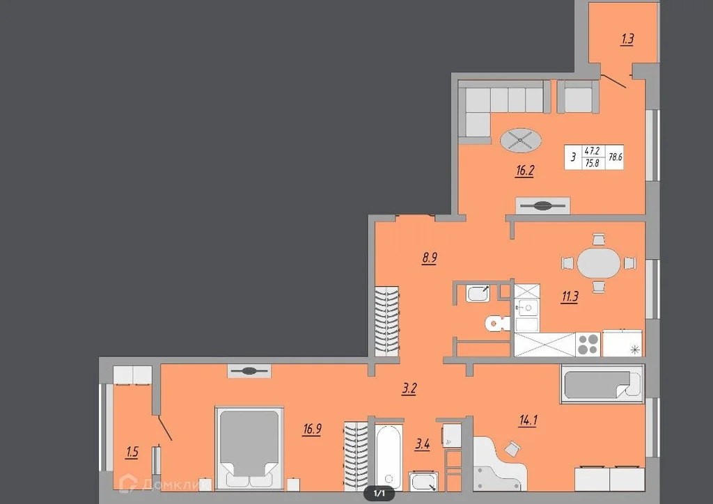 Продажа квартиры, Оренбург, ул. Юркина - Фото 11