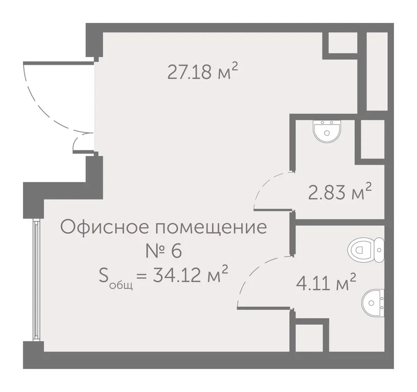 Продается ПСН 34.12 м2 - Фото 0