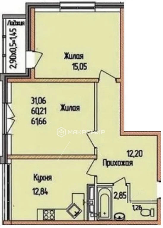 Продажа квартиры, Краснодар, Домбайская ул. - Фото 21