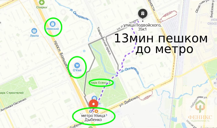 Народная улица спб карта