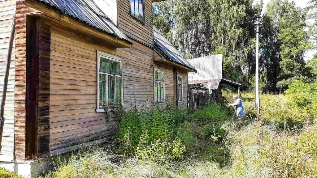 Бревенчатый дом на участке 1 гектар рядом с красивым озером - Фото 1