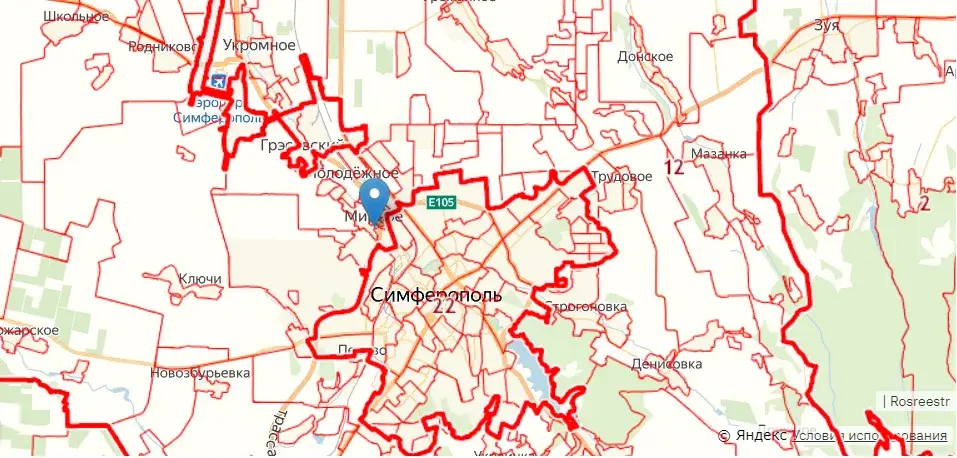 Карта симферопольского района подробная с городами и поселками