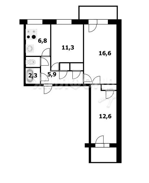 Продажа квартиры, Новосибирск, ул. Лесосечная - Фото 10