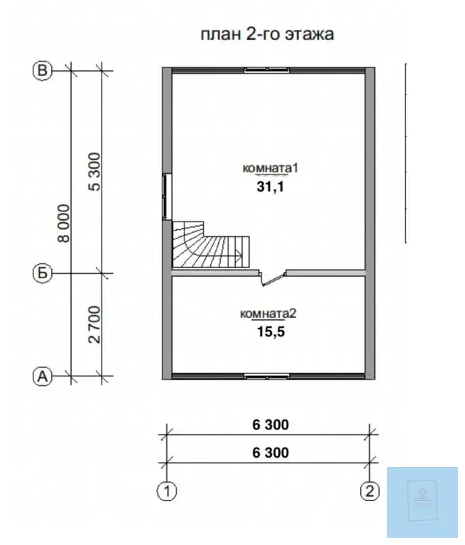 дача 80 кв.м. на участке 7 соток в д. Бережки - Фото 5