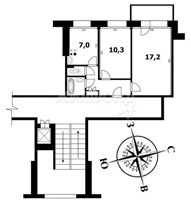 Продажа квартиры, Новосибирск, ул. Чемская - Фото 10