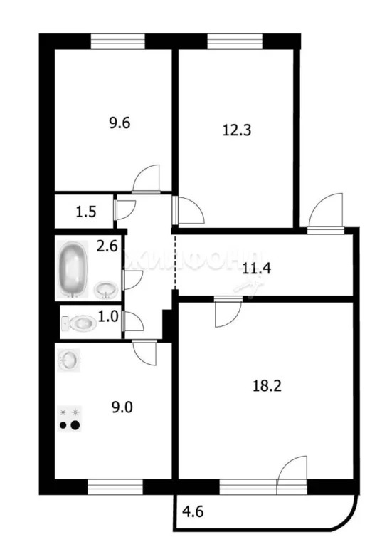 Продажа квартиры, Новосибирск, Владимира Высоцкого - Фото 23