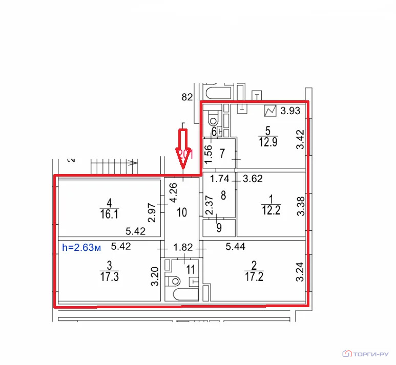 Продажа квартиры, улица Маресьева - Фото 6