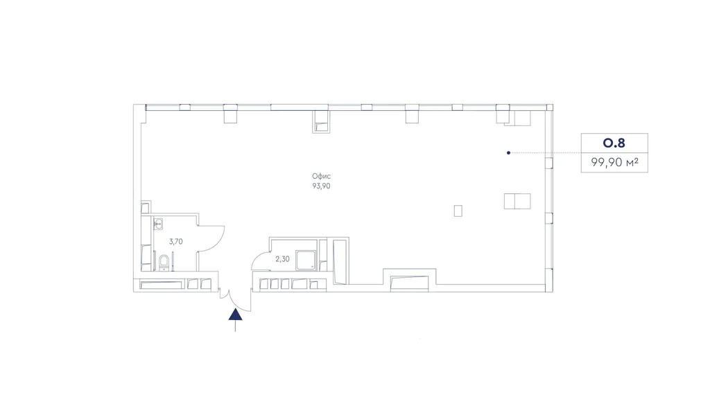 Продажа офиса 99.9 м2 - Фото 3