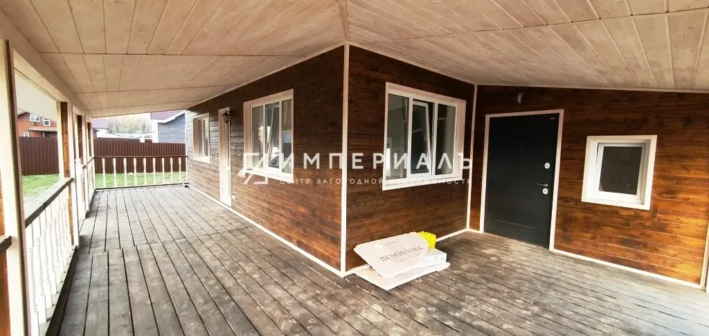 Современный одноэтажный блочный дом в деревне Рязанцево Боровского рна - Фото 6