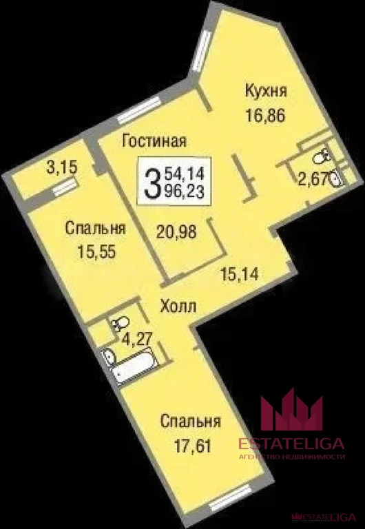 Продажа квартиры, Видное, Ленинский район, Зеленые аллеи б-р. - Фото 2
