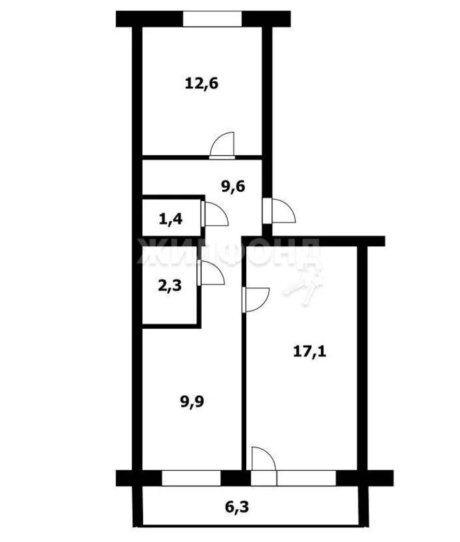 Продажа квартиры, Ордынское, Ордынский район, ул. Западная - Фото 6