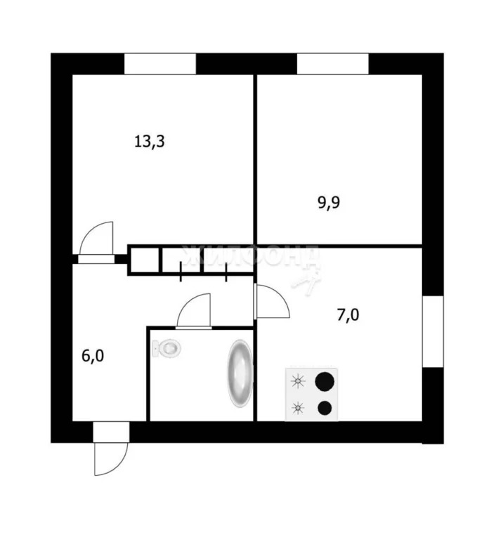 Продажа квартиры, Новосибирск, ул. Авиастроителей - Фото 16