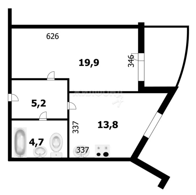 Продажа квартиры, Новосибирск, ул. Фрунзе - Фото 16