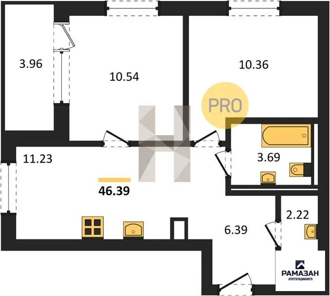 Продажа квартиры в новостройке, Казань, м. Козья слобода, ул. ... - Фото 1