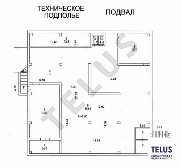 м. Печатники, ул. Гурьянова, 1201 м2, "Продажа торгового помещения" ... - Фото 12