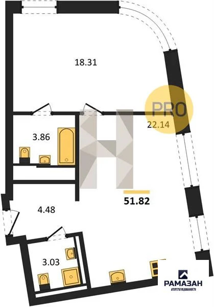 Продажа квартиры в новостройке, Казань, м. Козья слобода, ул. ... - Фото 1