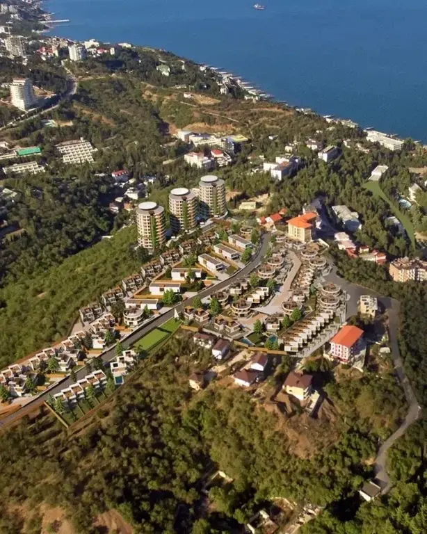 Апартаменты в Крыму, Алушта. У моря премиум класс с панорамным видом - Фото 1