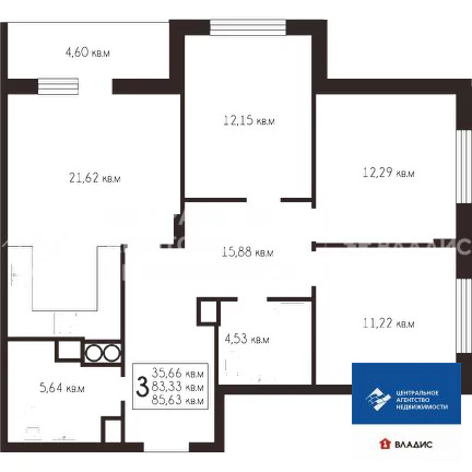 Продажа квартиры, Рязань, микрорайон Октябрьский городок - Фото 1