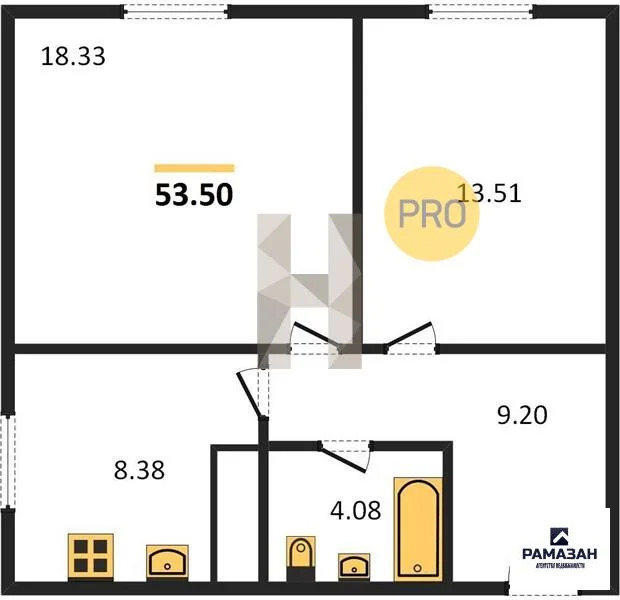 Продажа квартиры в новостройке, Казань, м. Проспект Победы, Рауиса ... - Фото 1