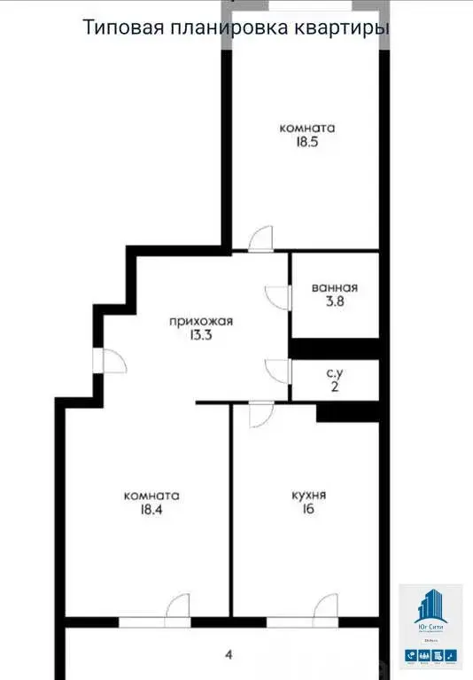 ЖК "Октябрьский" Продаю 2к.кв. - Фото 8