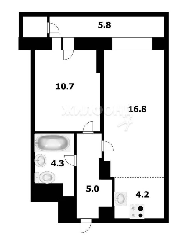 Продажа квартиры, Чистополье, Коченевский район, ул. Набережная - Фото 19