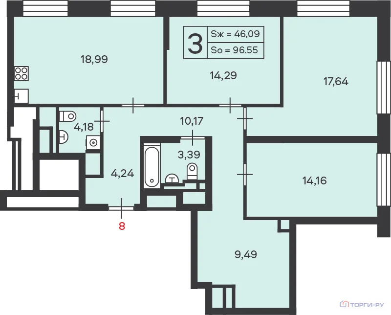Продажа квартиры, Сиреневый б-р. - Фото 2