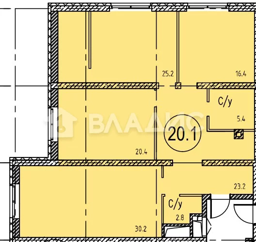 Москва, Ленинградский проспект, д.34А, 3-комнатная квартира на продажу - Фото 31