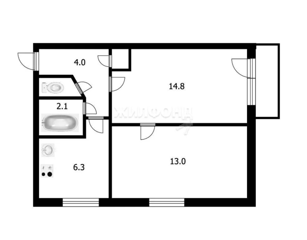 Продажа квартиры, Обь, ул. Строительная - Фото 1