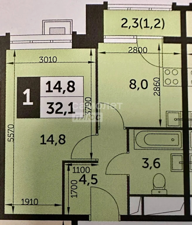 Продажа квартиры, Мытищи, Мытищинский район, Полковника Романова ул. - Фото 4