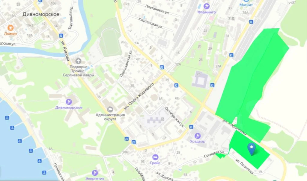 Продажа участка, Дивноморское, ул. Короленко - Фото 3