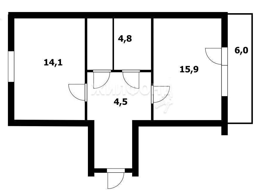 Продажа квартиры, Колывань, Колыванский район, Соловьёва - Фото 14