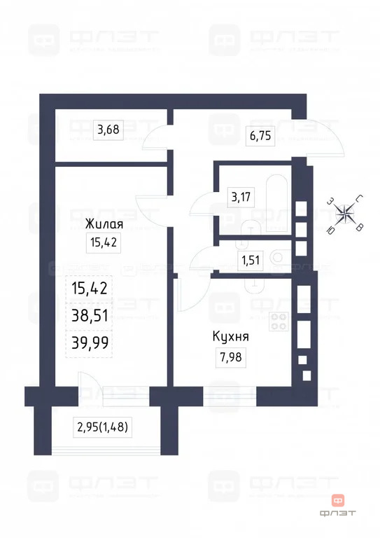 Продажа квартиры, Сокуры, Лаишевский район, ул. Березовая - Фото 16