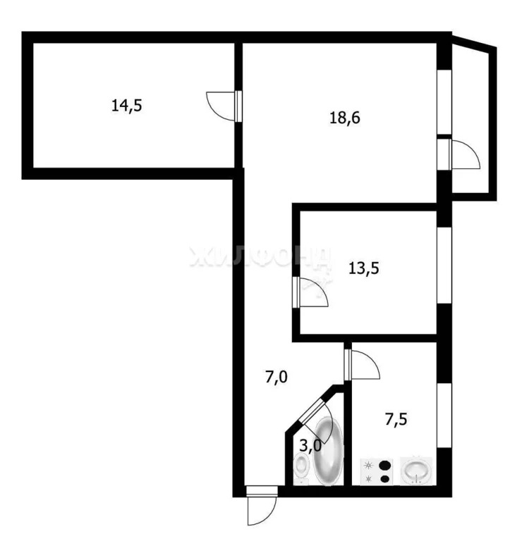 Продажа квартиры, Сокур, Мошковский район, 2-й квартал - Фото 13