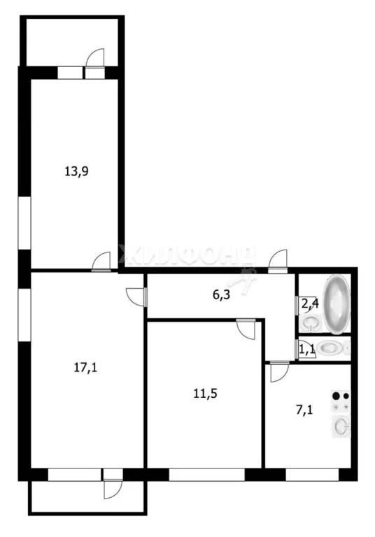 Продажа квартиры, Новосибирск, ул. Бурденко - Фото 19