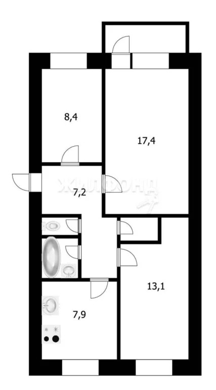 Продажа квартиры, Новосибирск, ул. Вертковская - Фото 13