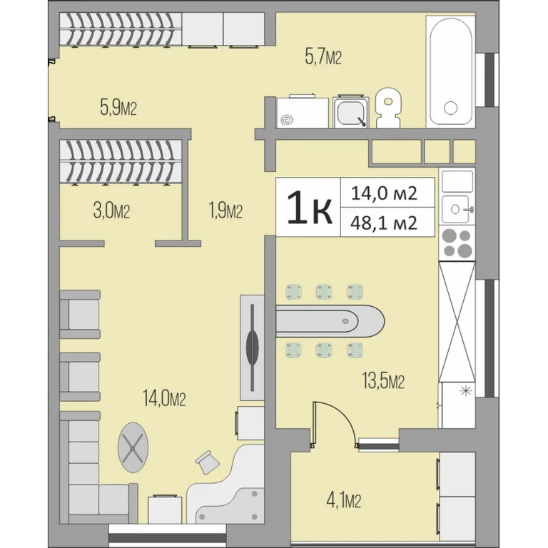 Продажа квартиры, Оренбург, улица Гаранькина - Фото 12