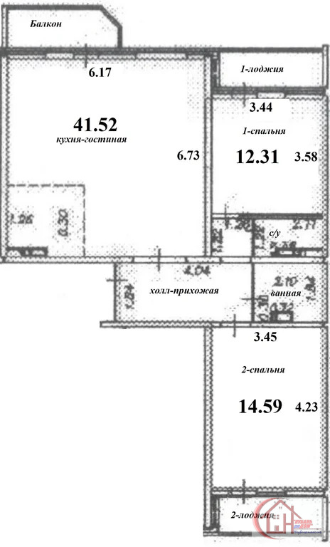 Продажа квартиры, Краснодар, им. генерал-лейтенанта Александра ... - Фото 2