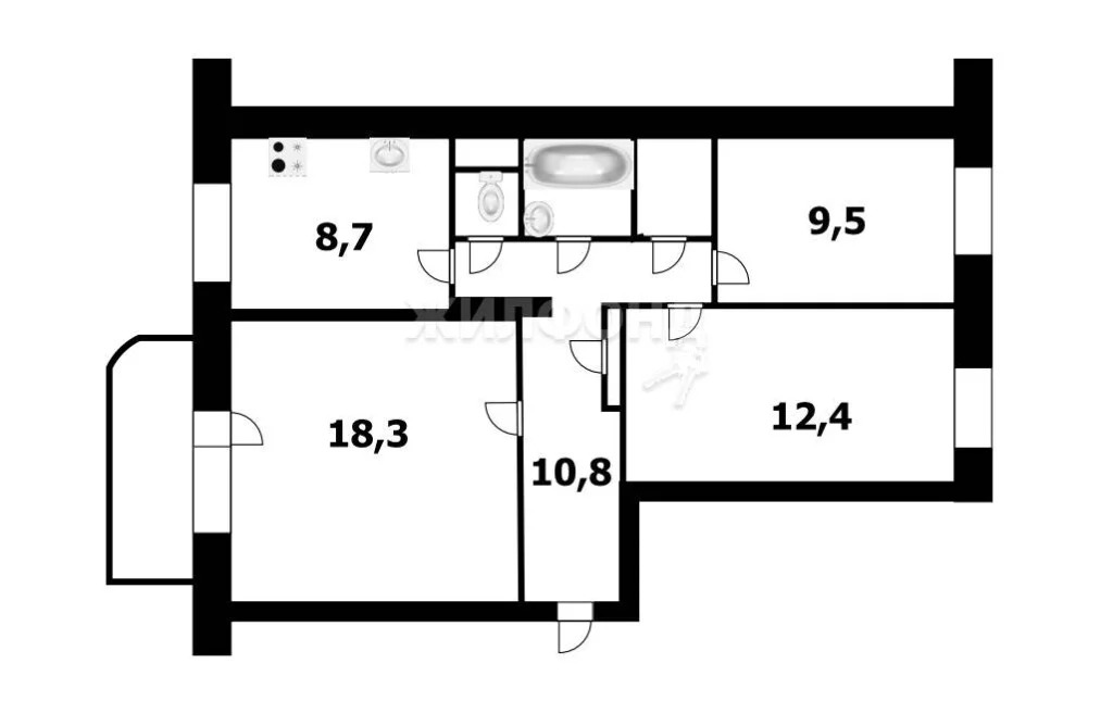 Продажа квартиры, Новосибирск, ул. Троллейная - Фото 0