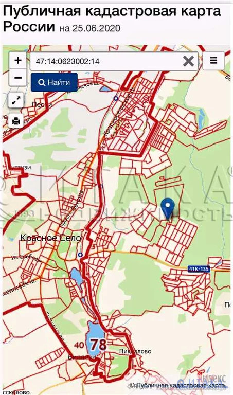 Кадастровая карта публичная ленинградской области ломоносовский район