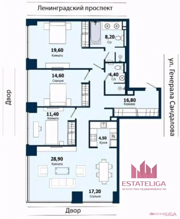 Продажа квартиры, Ленинградский пр-кт. - Фото 0