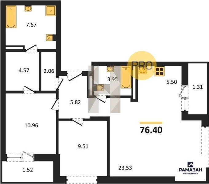 Продажа квартиры в новостройке, Казань, м. Горки, ул. Патриса Лумумбы - Фото 1