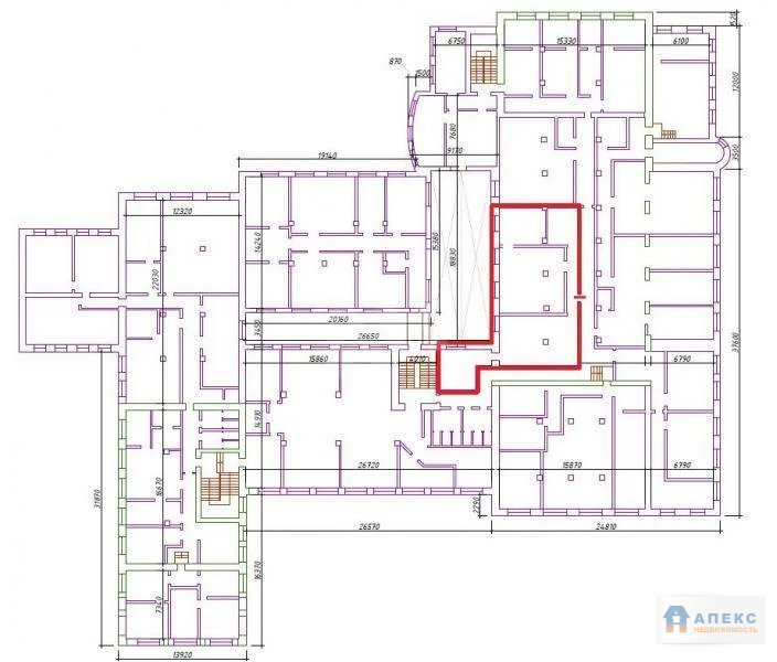 Аренда офиса 187 м2 м. Сокол в бизнес-центре класса В в Аэропорт - Фото 4