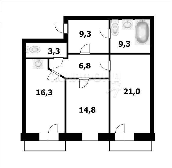 Продажа квартиры, Новосибирск, ул. Сибревкома - Фото 8