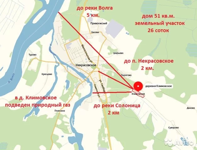 П некрасовское ярославская область карта