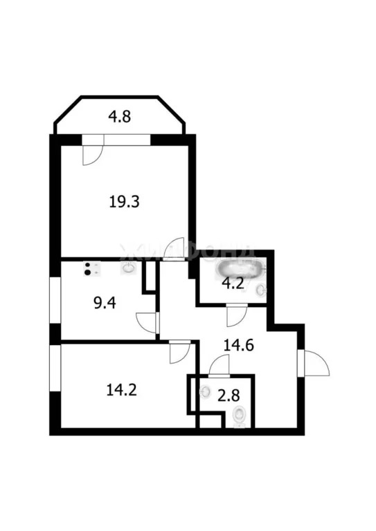 Продажа квартиры, Новосибирск, ул. Романова - Фото 23