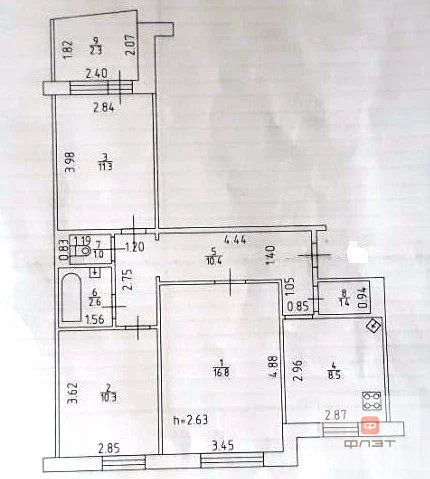 Продажа квартиры, Казань, ул. Адоратского - Фото 11