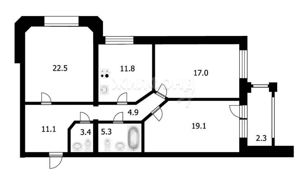 Продажа квартиры, Новосибирск, ул. Обская - Фото 15