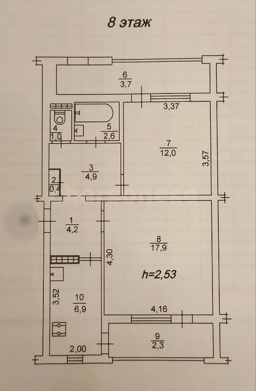 Продажа квартиры, Севастополь, ул. Генерала Мельника - Фото 10