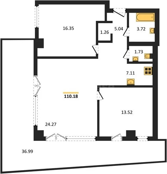 Продажа квартиры в новостройке, Севастополь, ул. Парковая - Фото 1