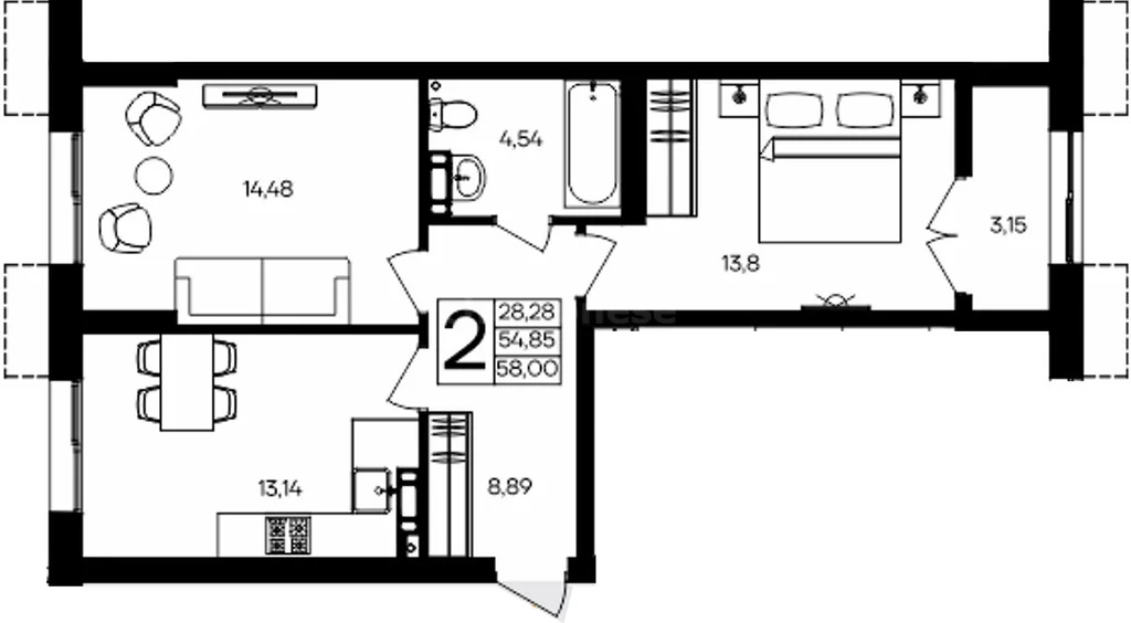 Продажа квартиры в новостройке, Севастополь, ул. Мате Залки - Фото 1